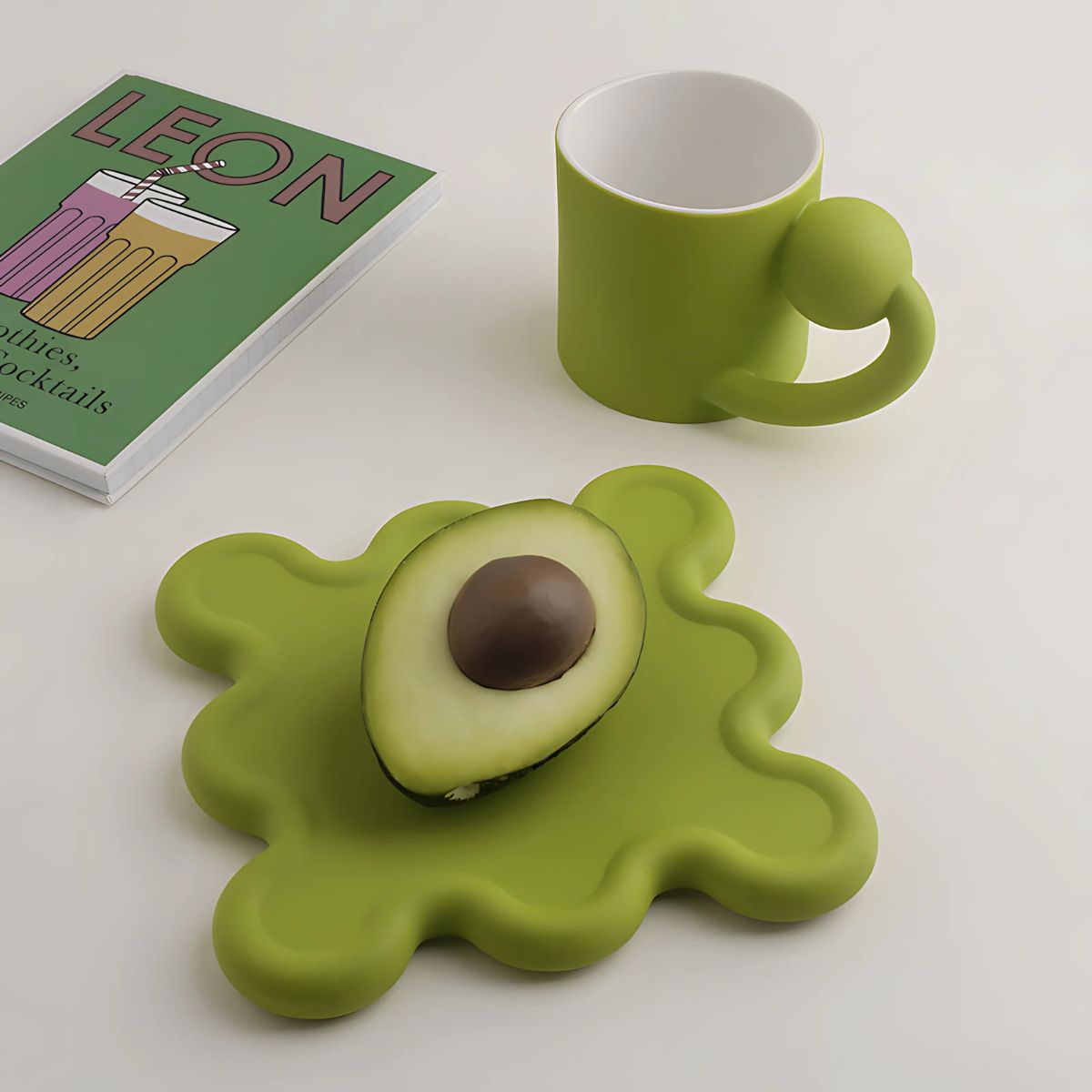 Jenny Mug + Saucer - CHROME