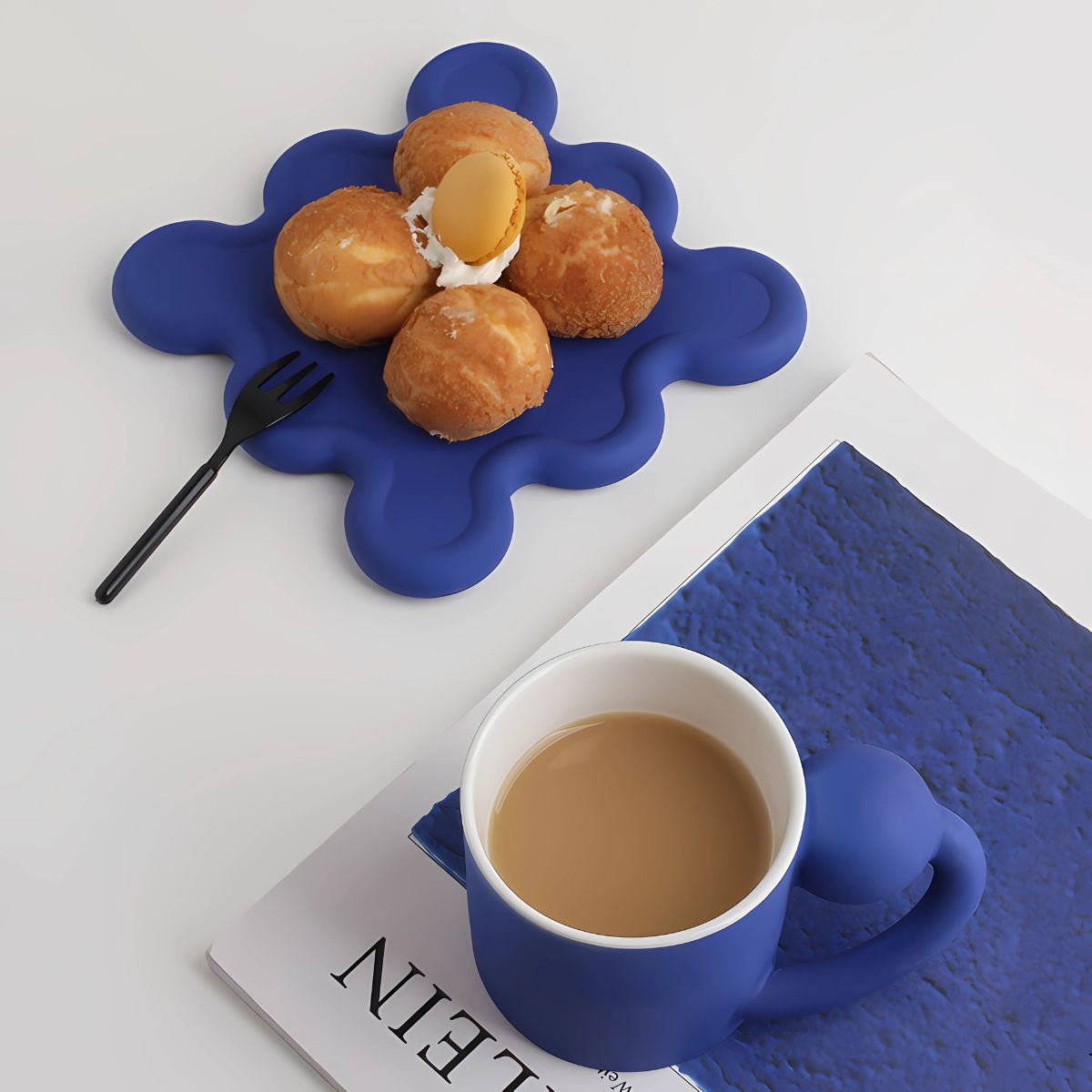 Jenny Mug + Saucer - CHROME