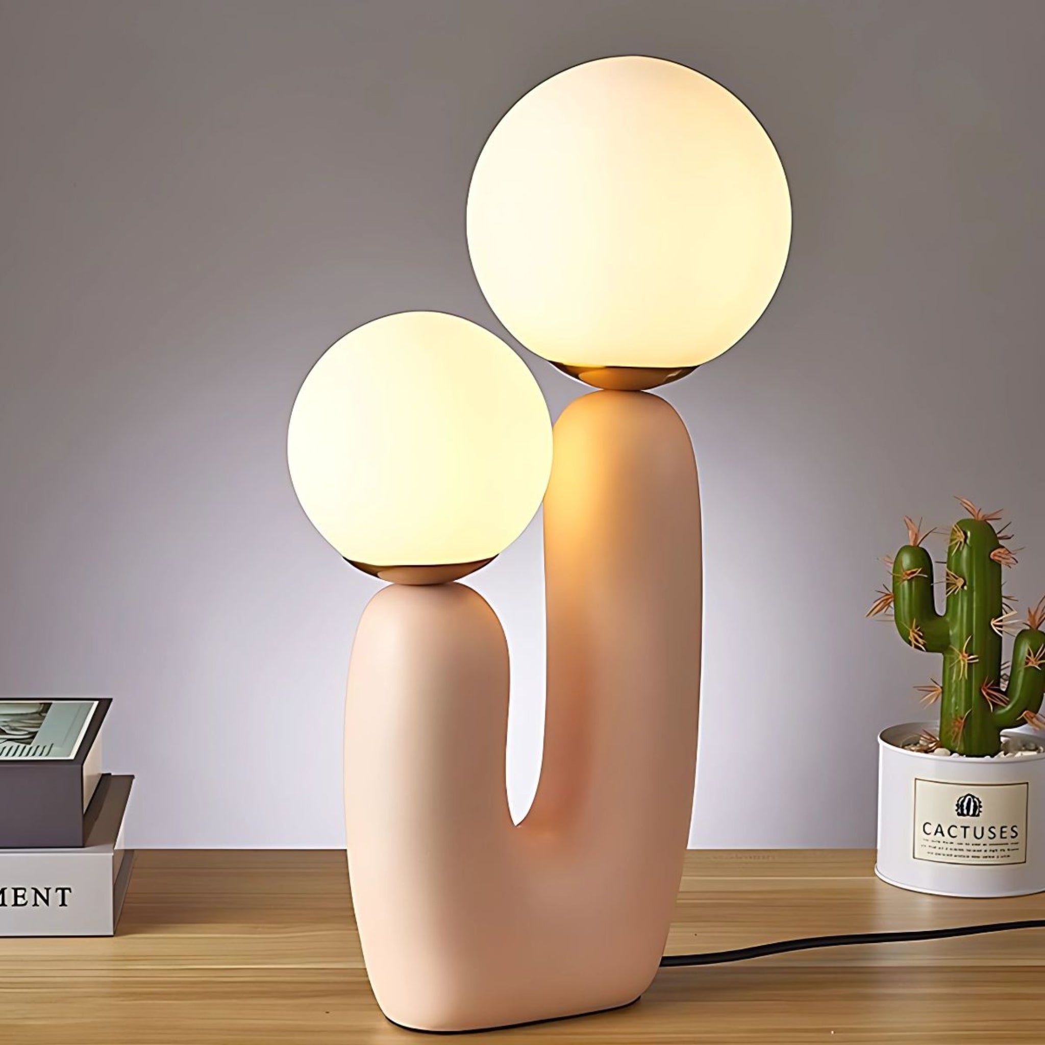 Cactus Lamp - Lamps - bedroom - entryway - beekindled