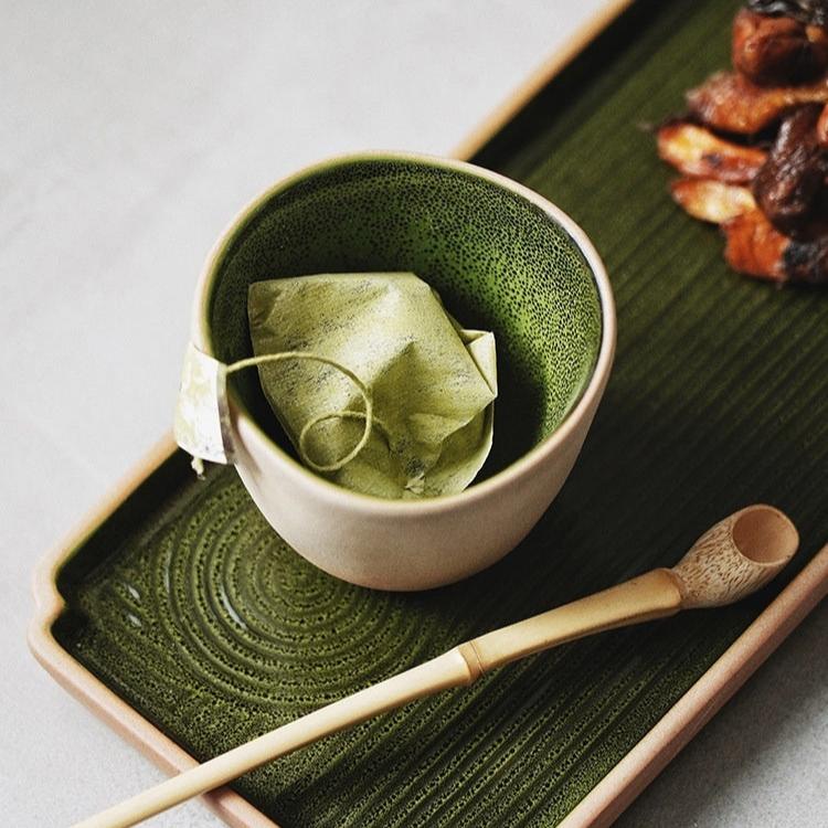 Ceramic Stoneware Cup / 120ml / Green - Cup - cup - dinnerware - beekindled