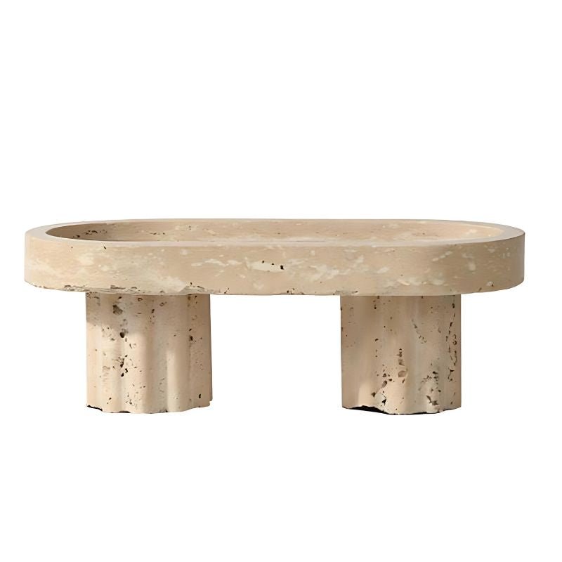 Elevated Stone Tray - Trays - bathroom - bedroom - beekindled