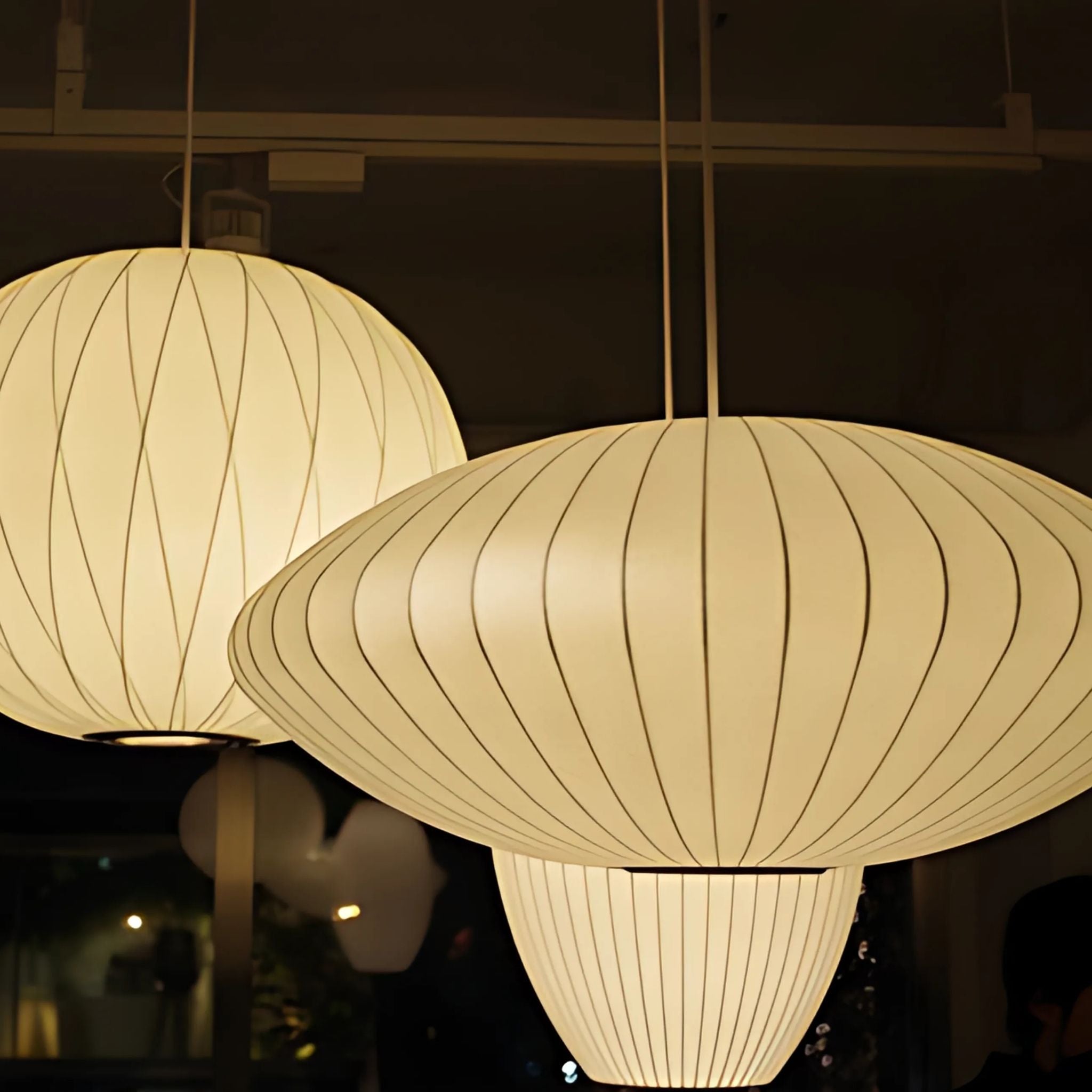 Ceiling pendant fabric lamp shades - ceiling pendant lighting.