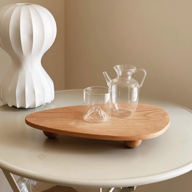 Geometric Wood Tray - Trays - bathroom - bedroom - beekindled