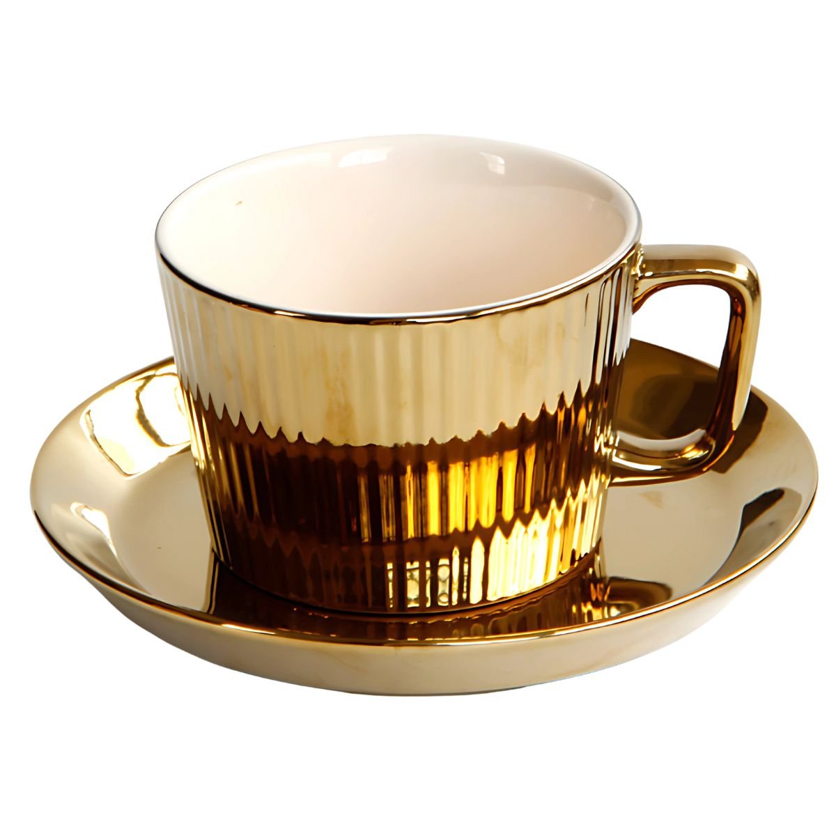 Golden Tea Set - Mugs - coffee & tea - drinkware - beekindled