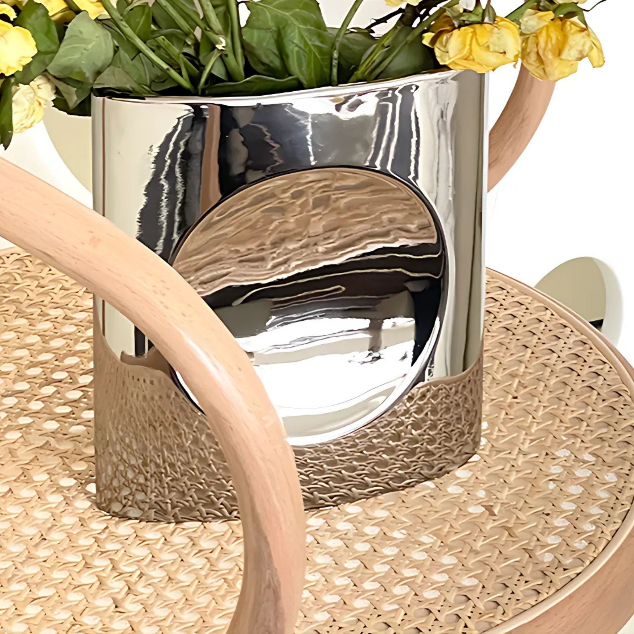 Jana Vase - CHROME