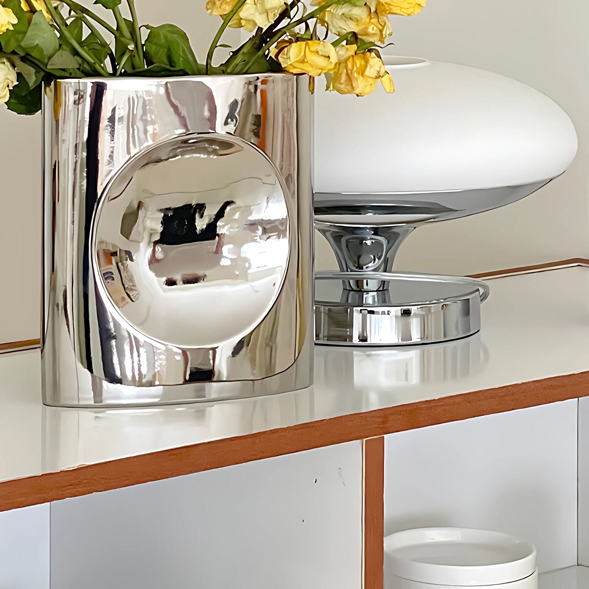 Jana Vase - CHROME