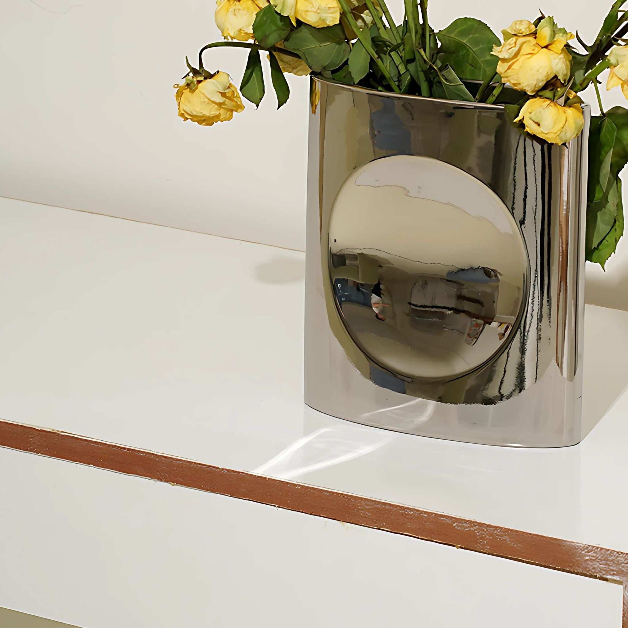 Jana Vase - CHROME