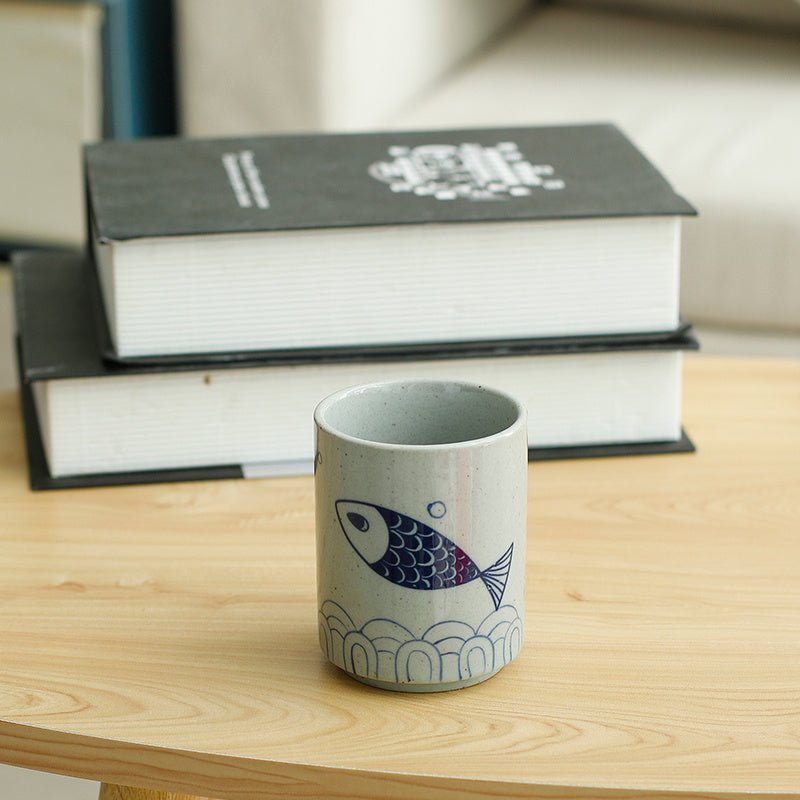 Sakura Cup / Fish - Drinking Glasses - cup - dinnerware - beekindled