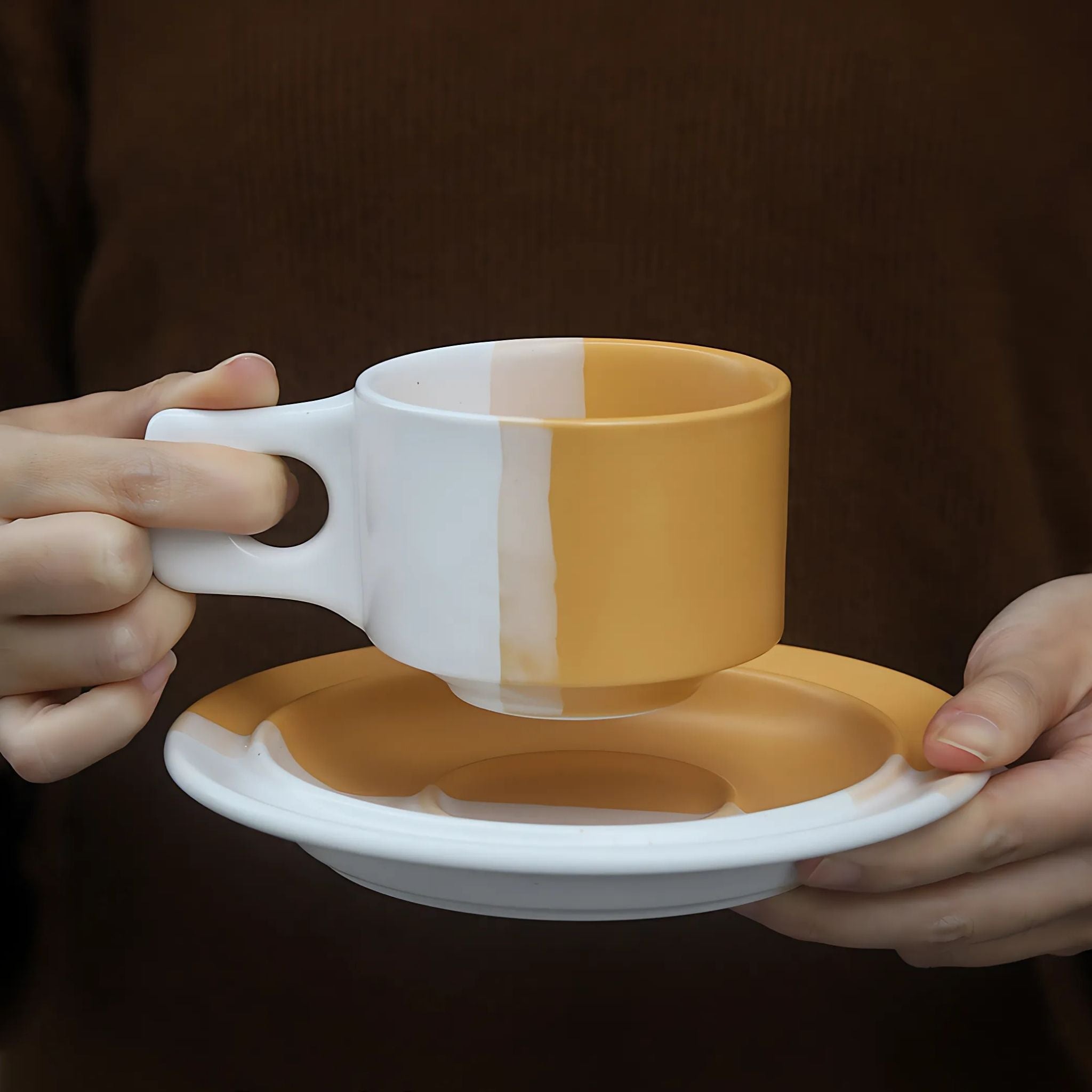 Pia Mug + Saucer