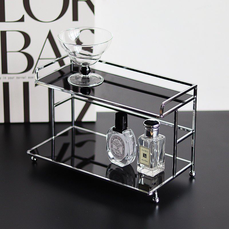 Rectangular Layered Table Shelf - Storage Shelf - bathroom - bedroom - beekindled