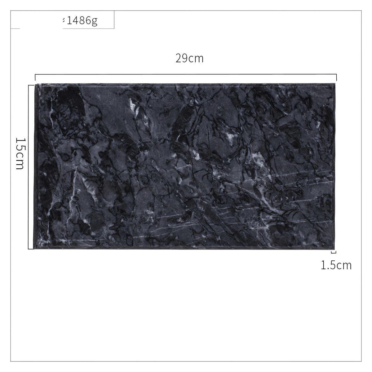 Rectangular Marble Tray - Trays - bathroom - bedroom - beekindled