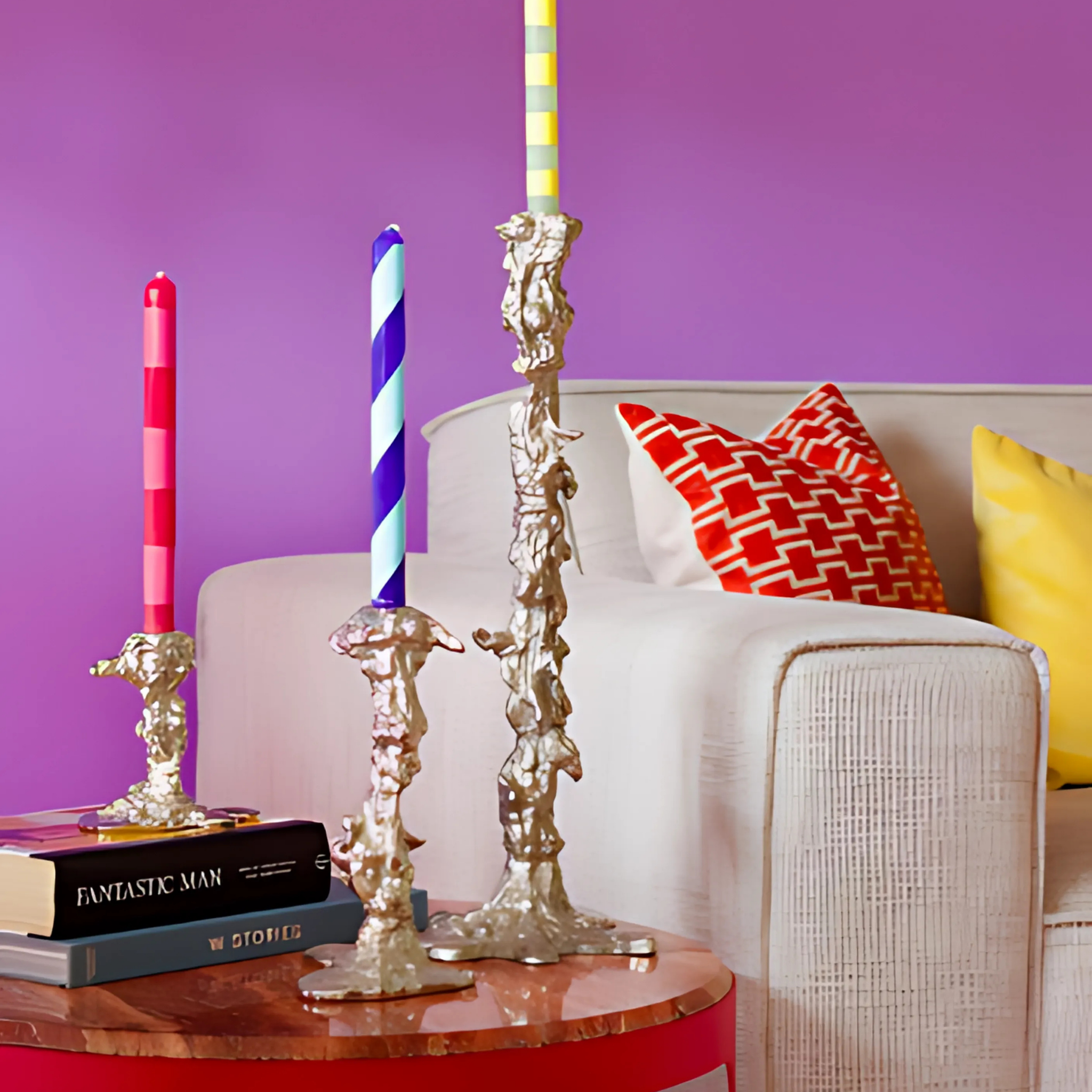Drope Candlestic - CHROME