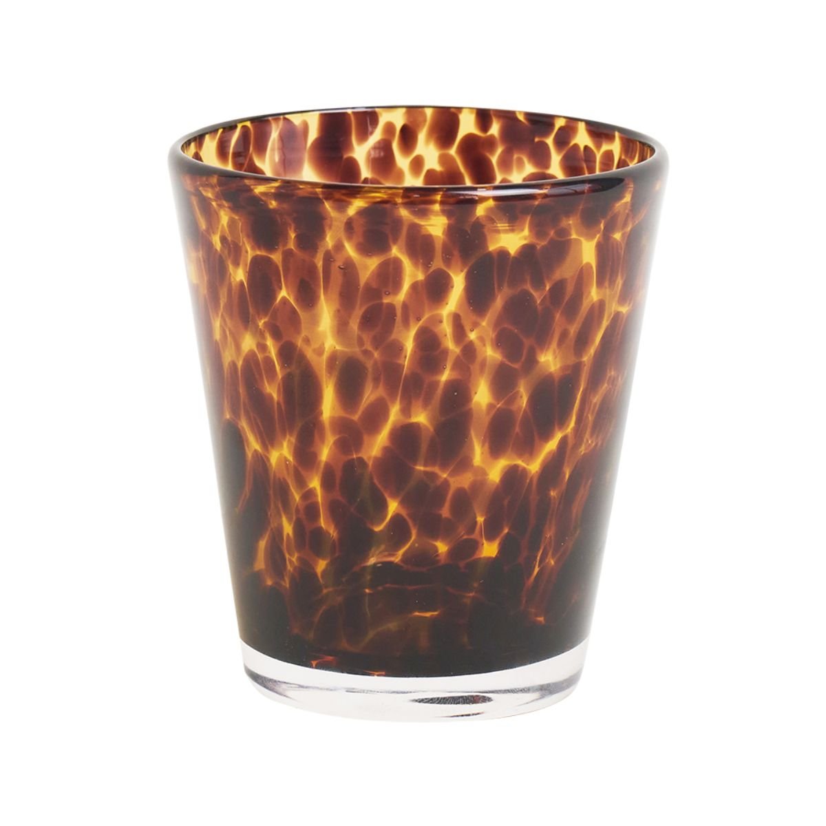 Tortoiseshell Drink Glass - Drinking Glasses - drinkware - glass - beekindled