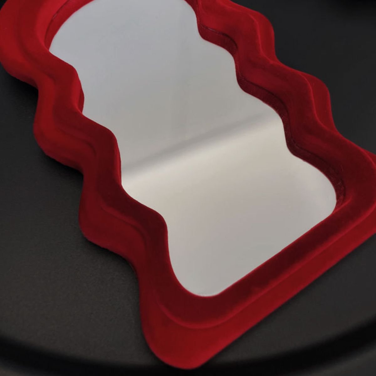 Wavy Velvet Mirror - Mirrors - bathroom - bedroom - beekindled