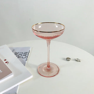 Pink Glass Stemware