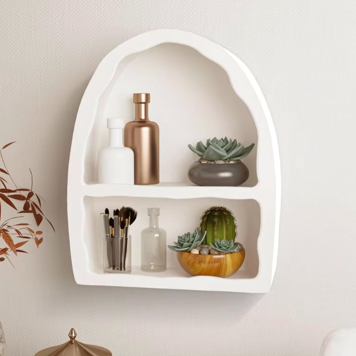 Arch Storage Shelf - Storage Shelf - bedroom - livingroom - beekindled