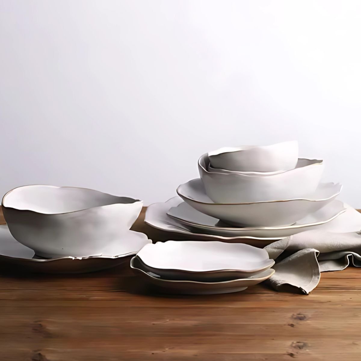 Asymmetrical Dinnerware - Plates & Bowls - best seller - bowl - beekindled