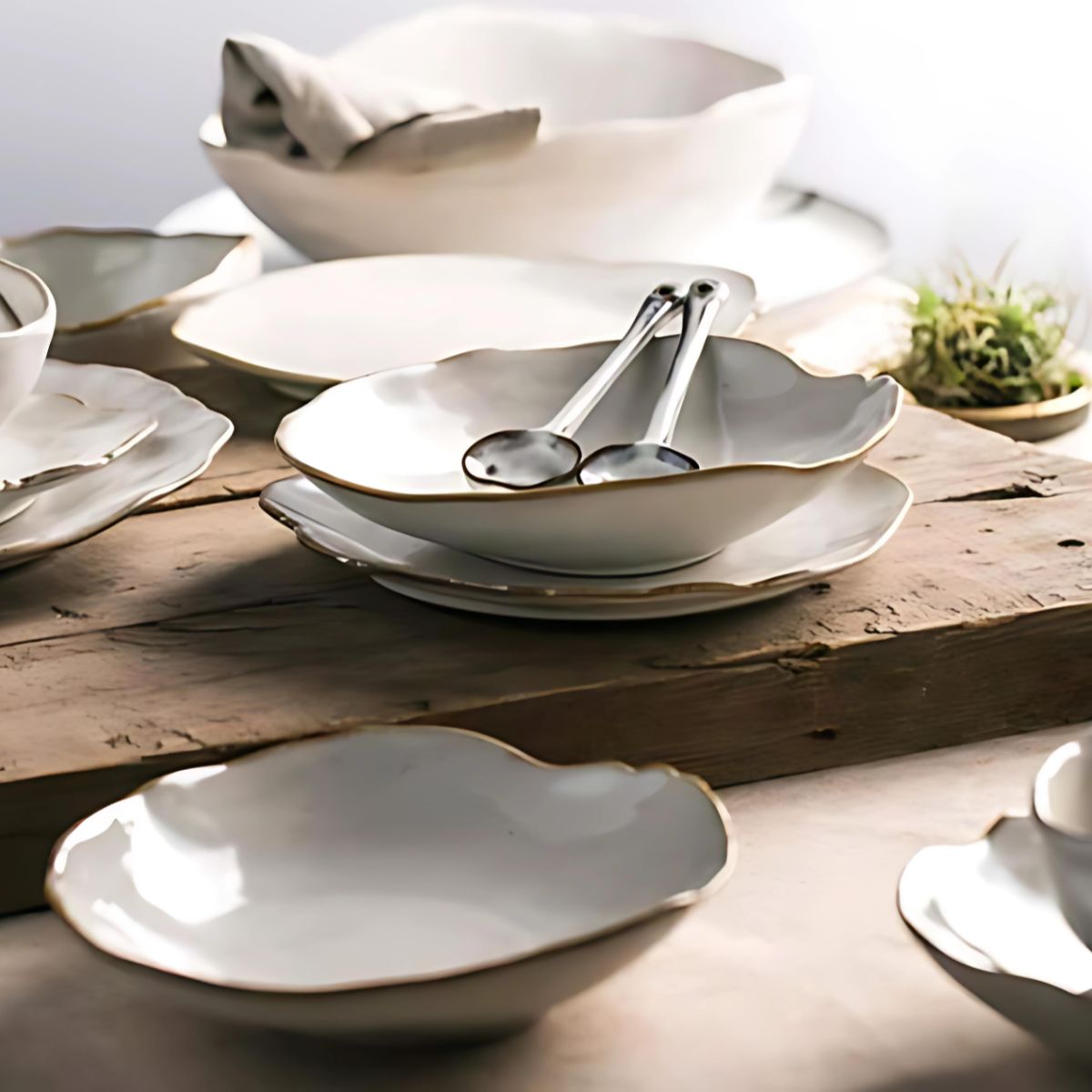 Asymmetrical Dinnerware - Plates & Bowls - best seller - bowl - beekindled