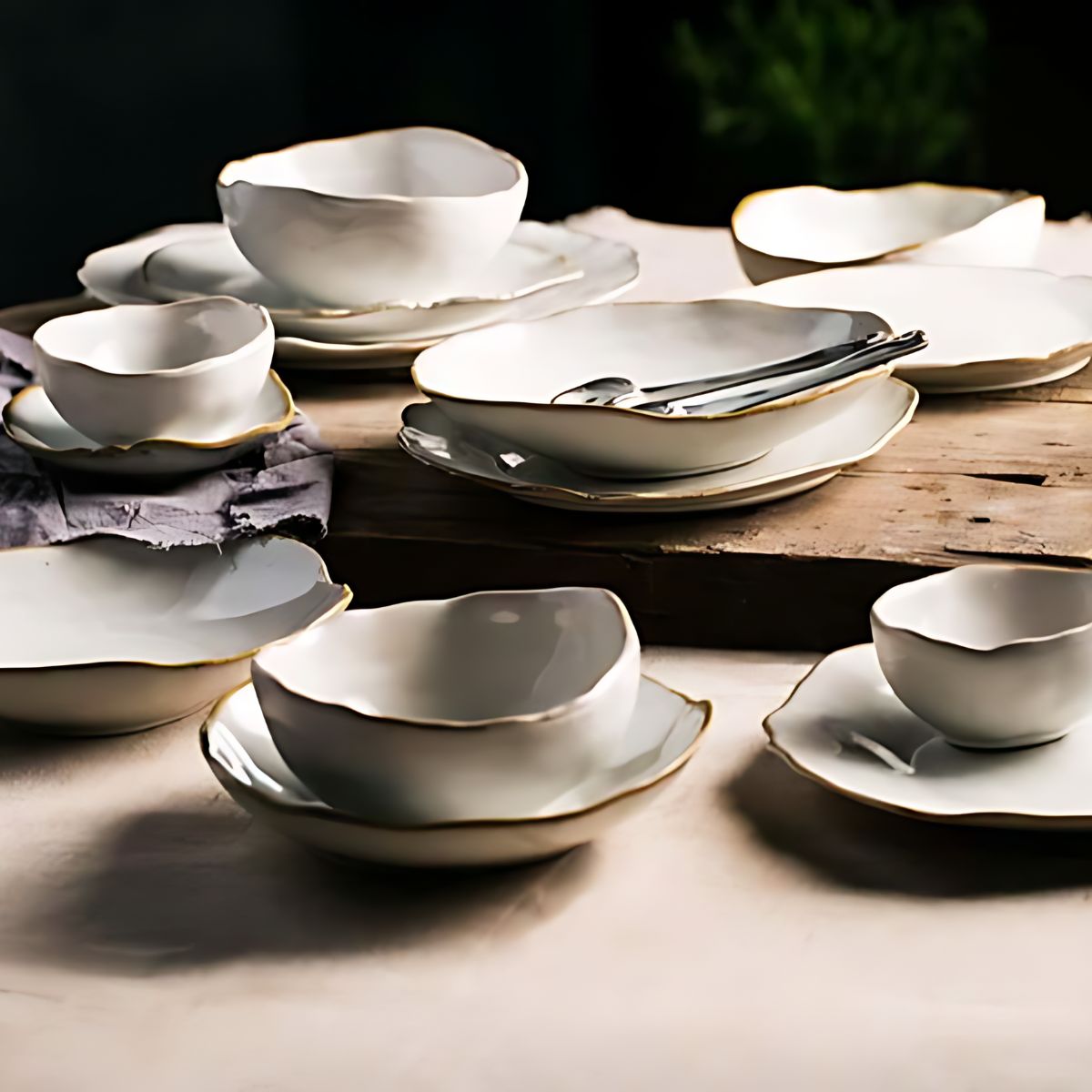 Asymmetrical Dinnerware - Plates & Bowls - best seller - bowl - beekindled