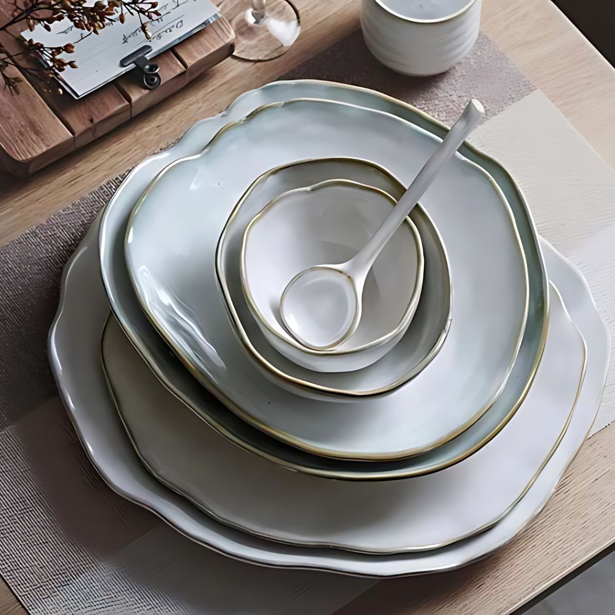 Asymmetrical Dinnerware - Plates & Bowls - best seller - bowl - beekindled