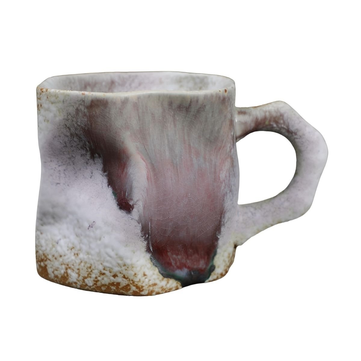 Asymmetrical Mug Mugs Gradient Purple / White asymmetrical beekindled