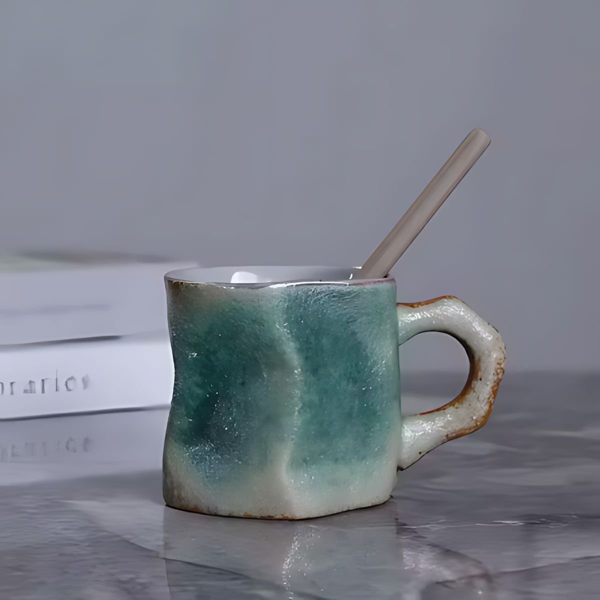 Asymmetrical Mug - Mugs - asymmetrical - ceramic - beekindled