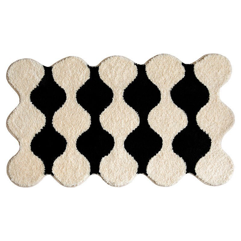 Black & White Floor Mats - Rugs - bathmat - bathroom - beekindled