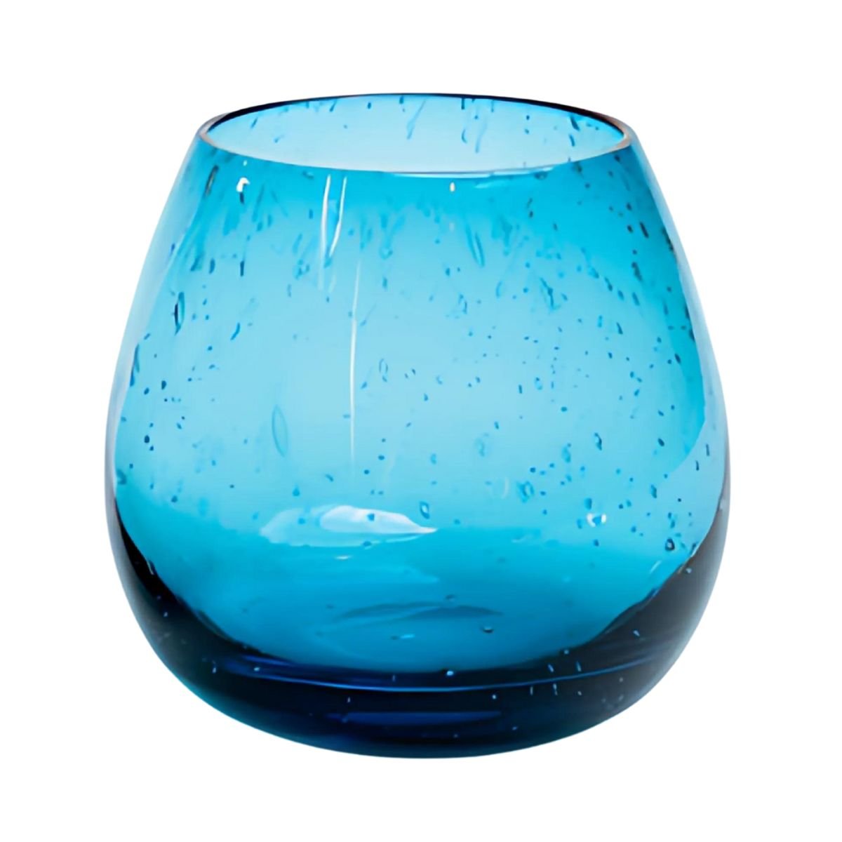 Blue Drop Glass - Drinking Glasses - blue - dining - beekindled