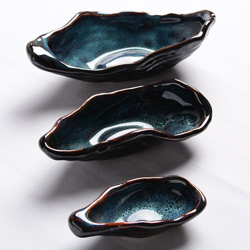 Blue Mussels Ceramic Dish Dish Full Set 3 PCS bathroom beekindled