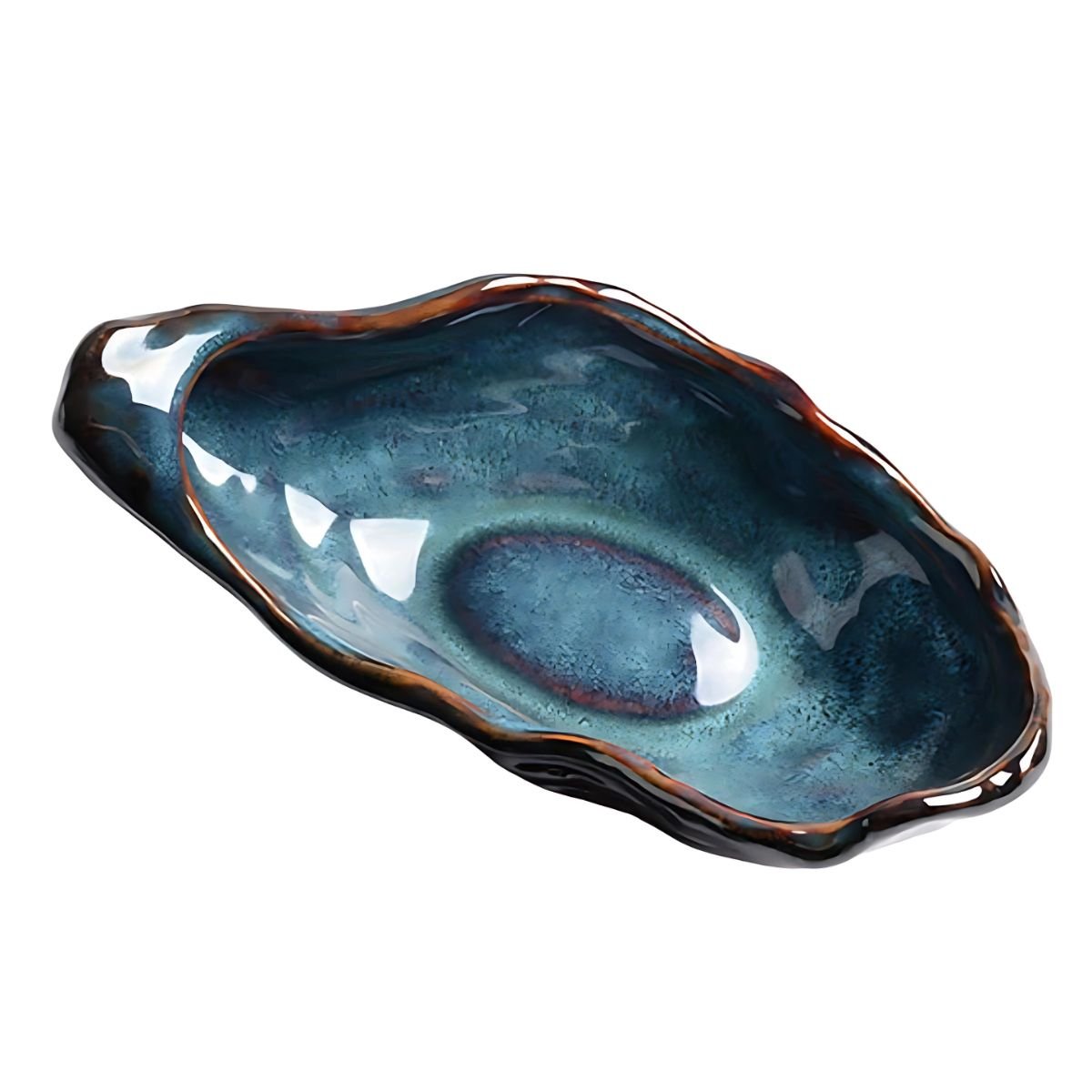 Blue Mussels Ceramic Dish - Dish - bathroom - blue - beekindled