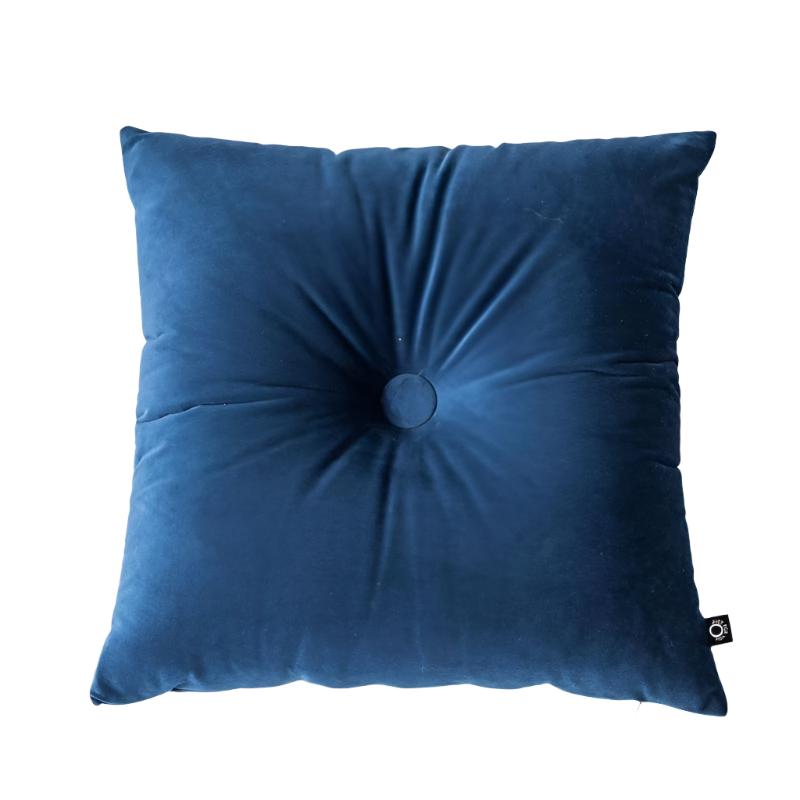 Velvet Button Cushion - Pillow - bedroom - livingroom - beekindled