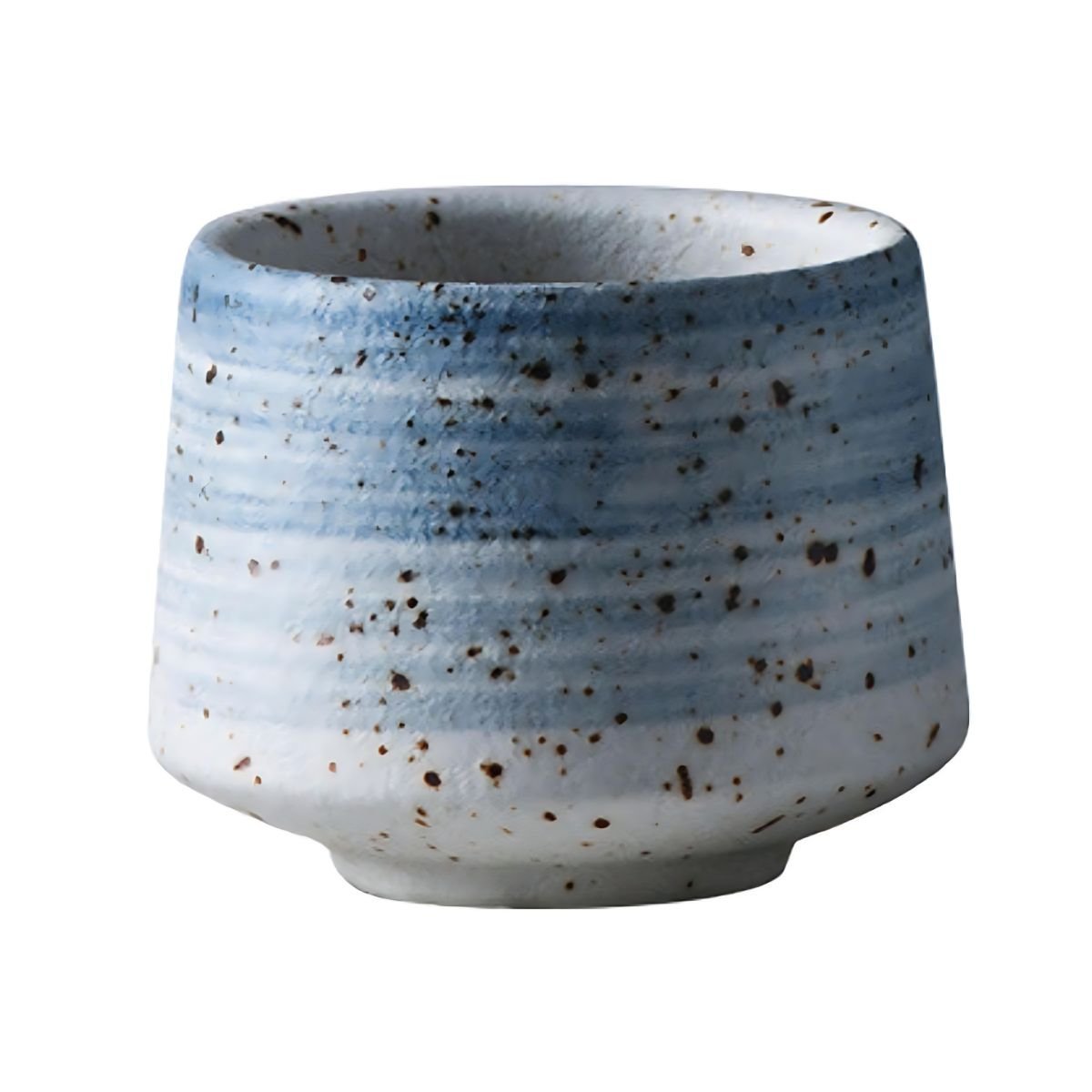 Ceramic Splash Cup / Blue Cup 1 PCS Blue Lines ceramic beekindled