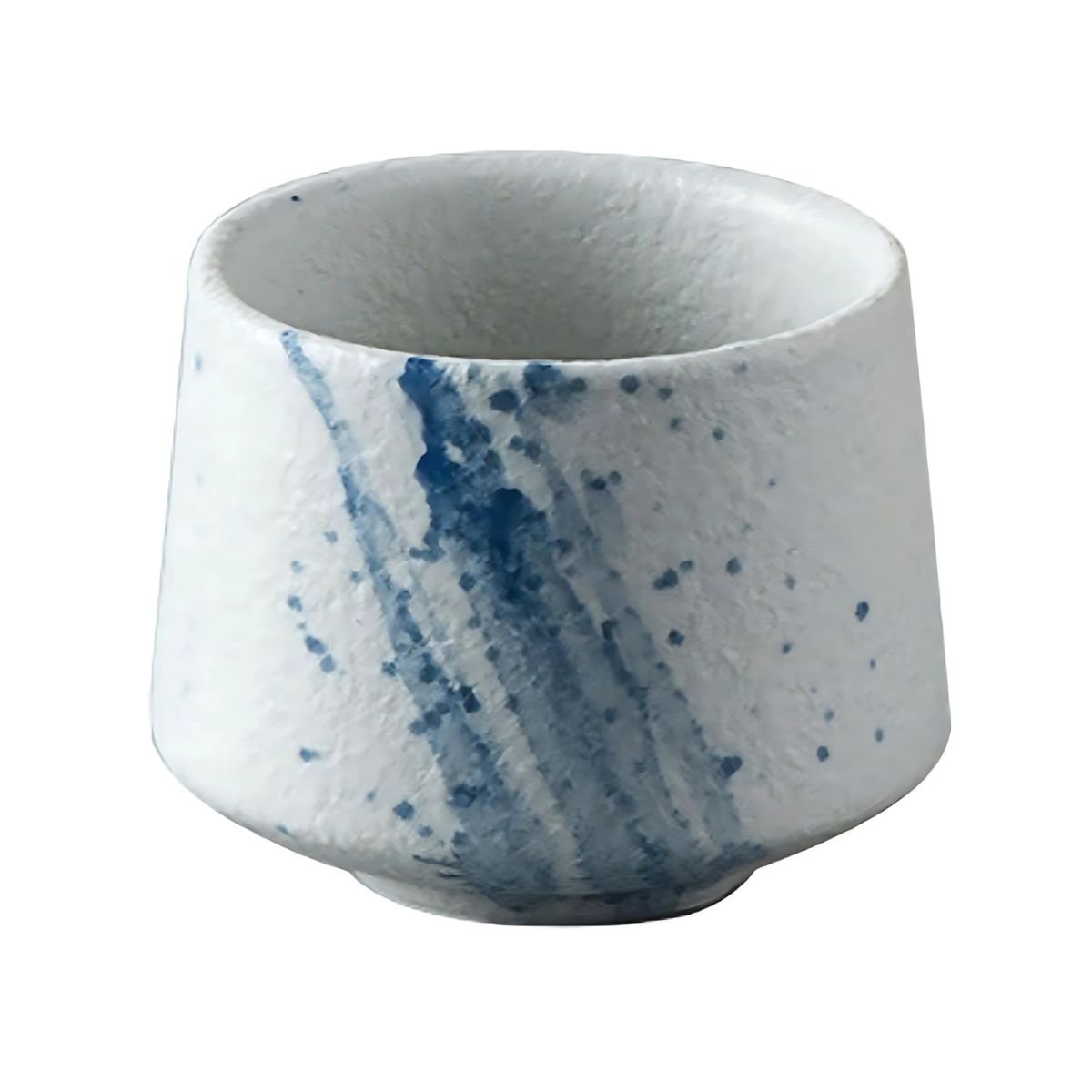 Ceramic Splash Cup / Blue Cup 1 PCS White / Blue Splash ceramic beekindled