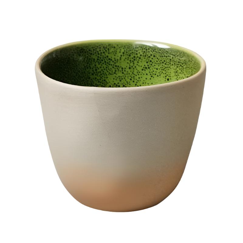 Ceramic Stoneware Cup / 120ml / Green - Cup - cup - dinnerware - beekindled