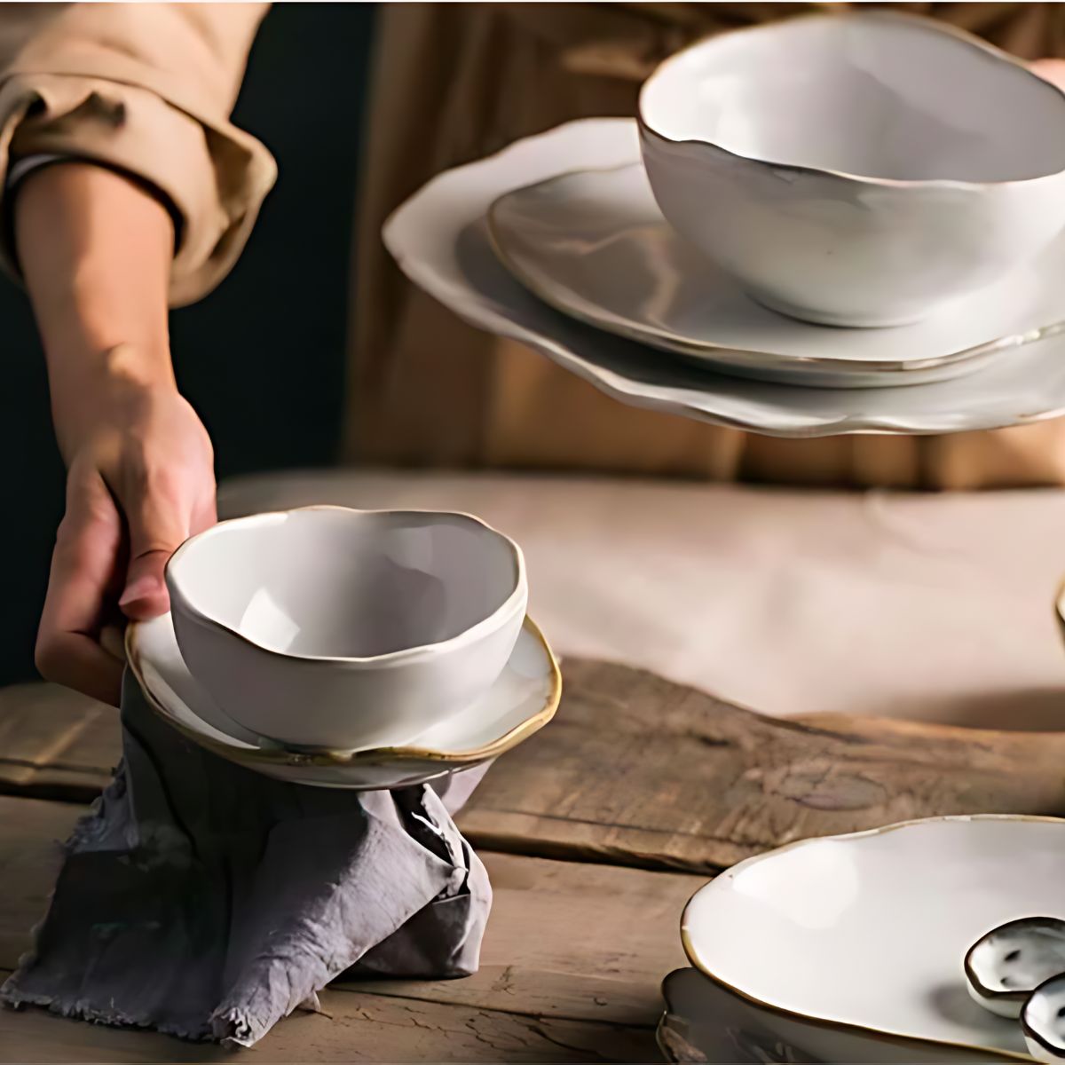 Ceramic Tableware - Plates & Bowls - kitchen - beekindled