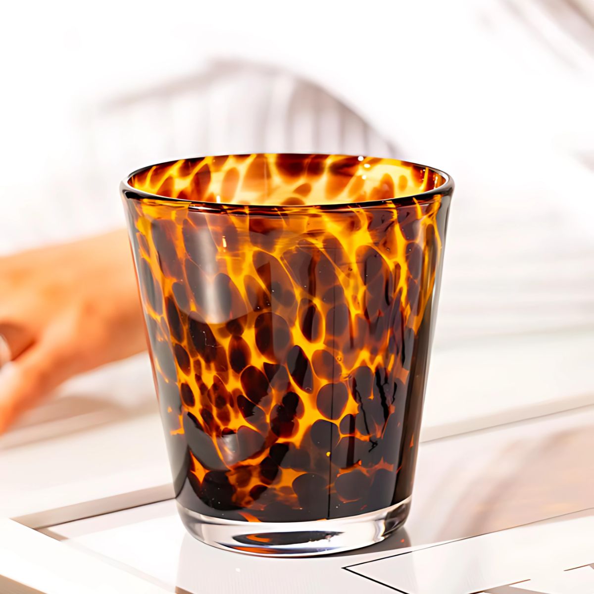 Cheetah Drink Glass - Drinking Glasses - kitchen - beekindled