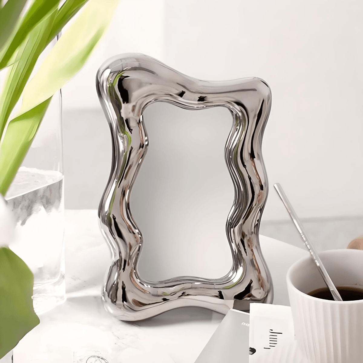 Chrome Mirror - Mirrors - bedroom - decor - beekindled