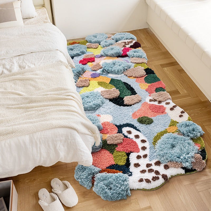 Colourful Moss Rug - Rugs - bedroom - livingroom - beekindled