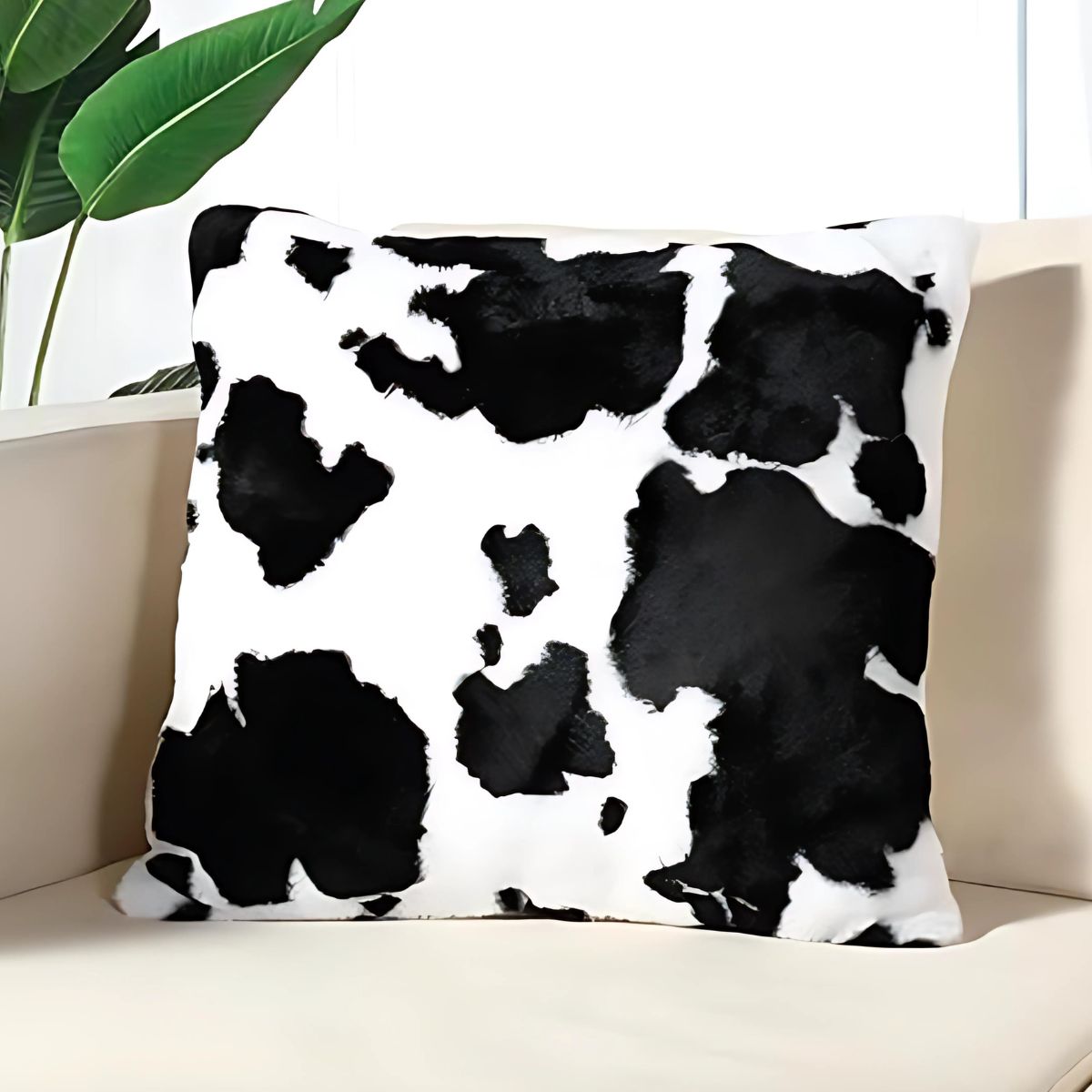 Cow Pillow - Pillow - animal - bedroom - beekindled