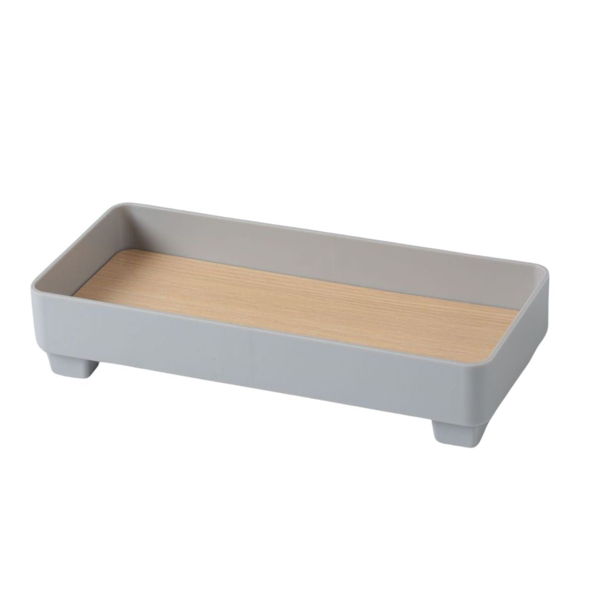 Elevated Square Tray Trays Grey bathroom beekindled