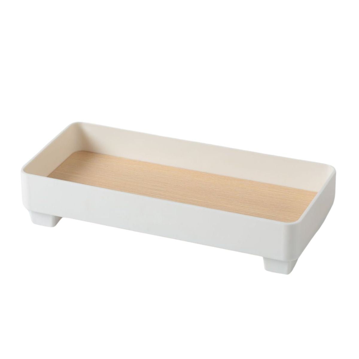 Elevated Square Tray Trays White bathroom beekindled