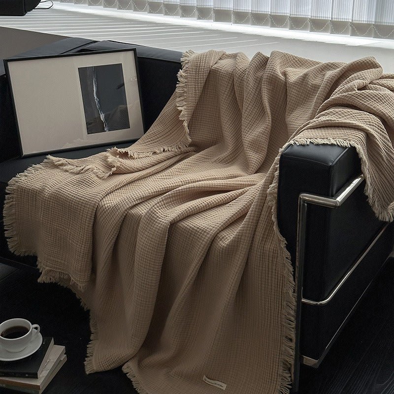 Fringe Throw Blanket - Blankets - bedroom - beekindled