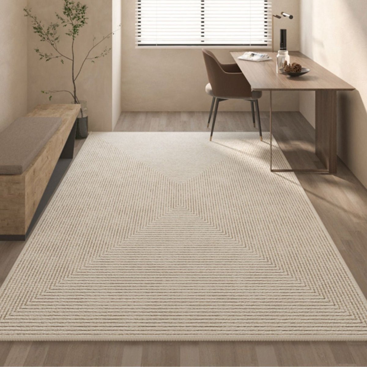 Geometric Lines Floor Carpet - Rugs - area - carpet - beekindled