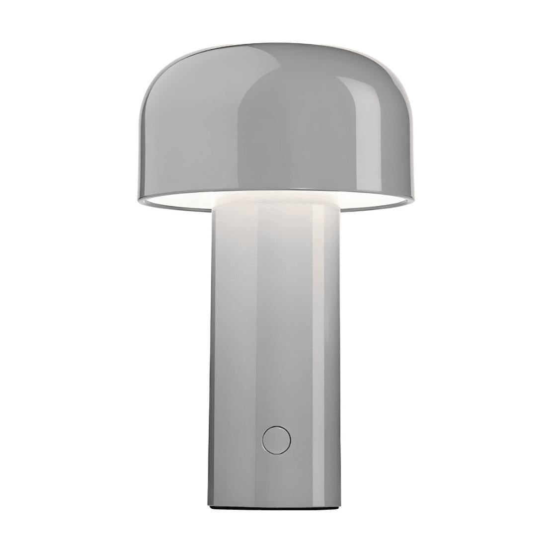 Grey LED portable USB metal table lamp