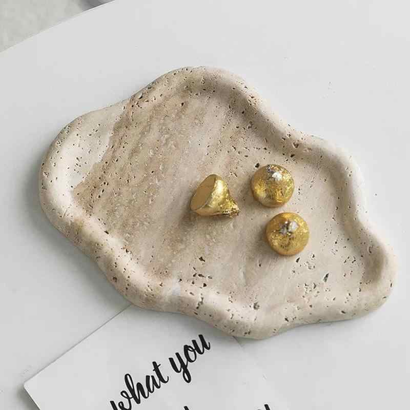 Irregular Stone Tray - Decorative Tray - bathroom - decor - beekindled