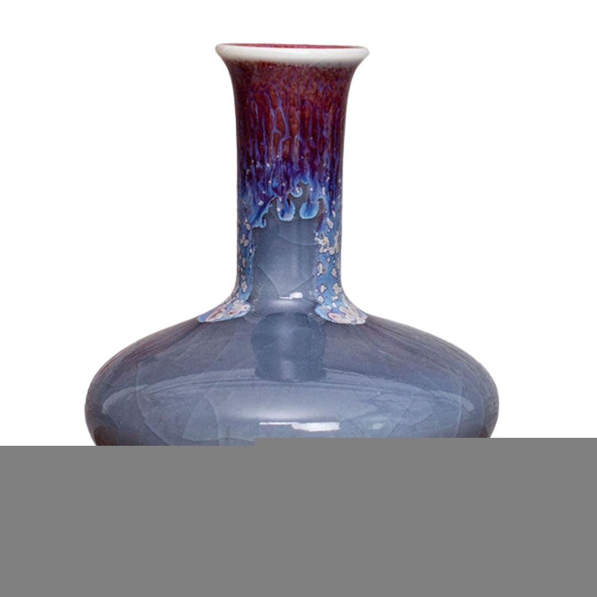 Lava Vase / Bottle Vase Blue / Bottle blue beekindled