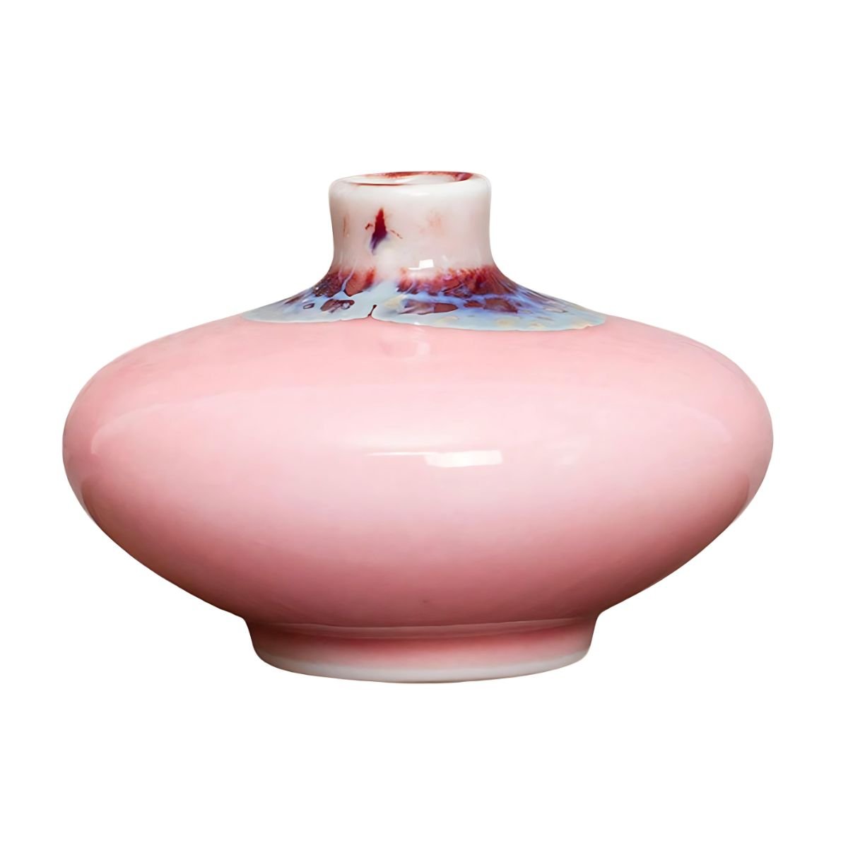 Lava Vase / Bottle Vase Pink / Low blue beekindled