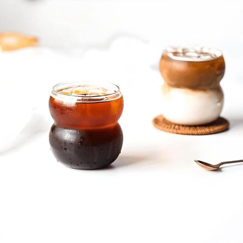 Layered Drink Glass - Glass - kitchen - beekindled