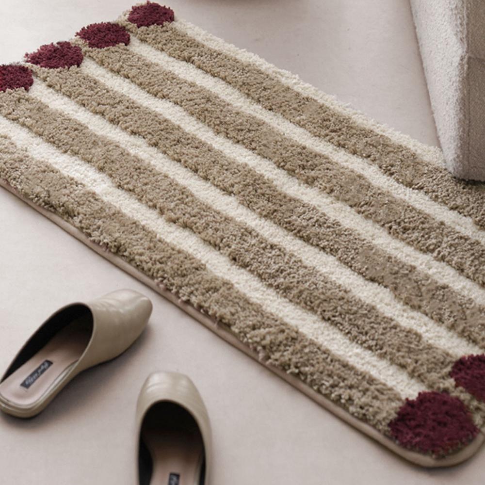 Line Dots Floor Mat - Rugs - bathmat - bathroom - beekindled