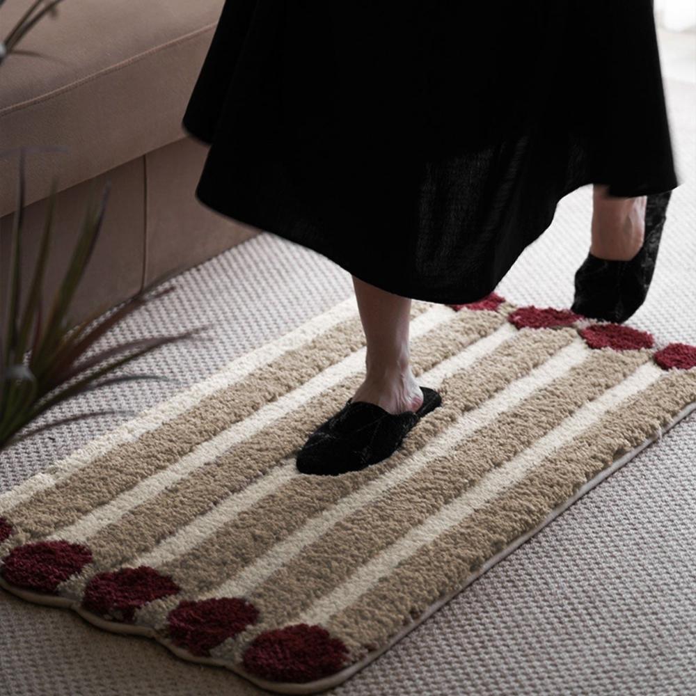 Line Dots Floor Mat - Rugs - bathmat - bathroom - beekindled